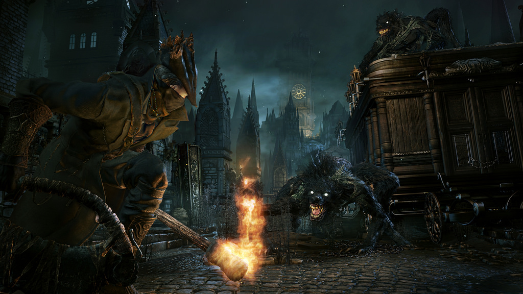 Vuodettua pelikuvaa PlayStation 4 -yksinoikeupelistä Bloodborne