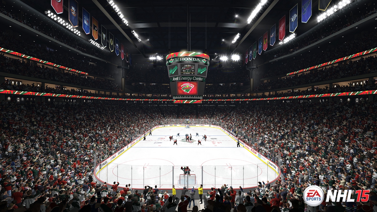 NHL 15 -kuvassa Minnesota Wildin areena
