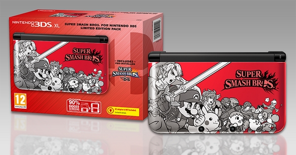 3DS XL julkaistaan Super Smash Bros. -kuoseissa