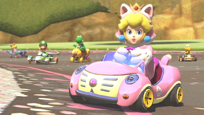 Mario Kart 8 kaahaa F-Zeron, Zeldan ja muiden pelien maisemiin