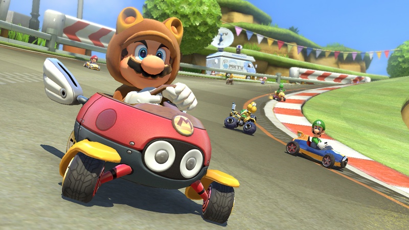 Mario Kart 8 kaahaa F-Zeron, Zeldan ja muiden pelien maisemiin