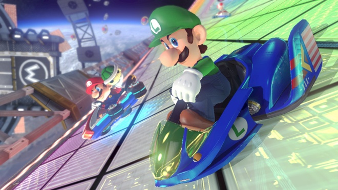 Mario Kart 8 kaahaa F-Zeron, Zeldan ja muiden pelien maisemiin