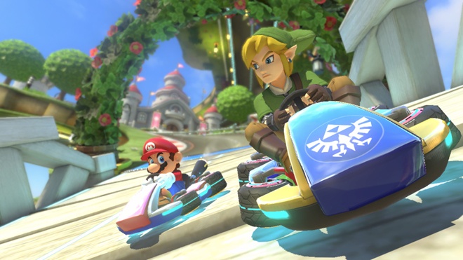 Mario Kart 8 kaahaa F-Zeron, Zeldan ja muiden pelien maisemiin