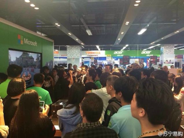 Xbox One aiheuttu jonoja Kiinassa