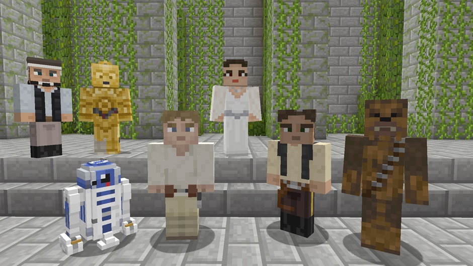 Star Wars -hahmot laskeutuivat Minecraftiin&amp;#8232;&amp;#8232;