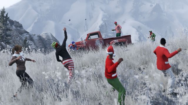 GTA V loikkaa jälleen jouluisiin tunnelmiin