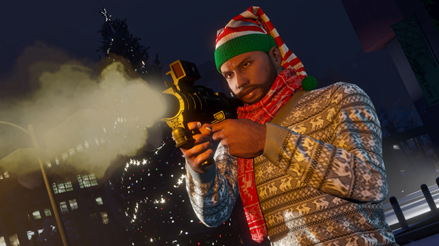 Grand Theft Auto V loikkaa jälleen jouluisiin tunnelmiin