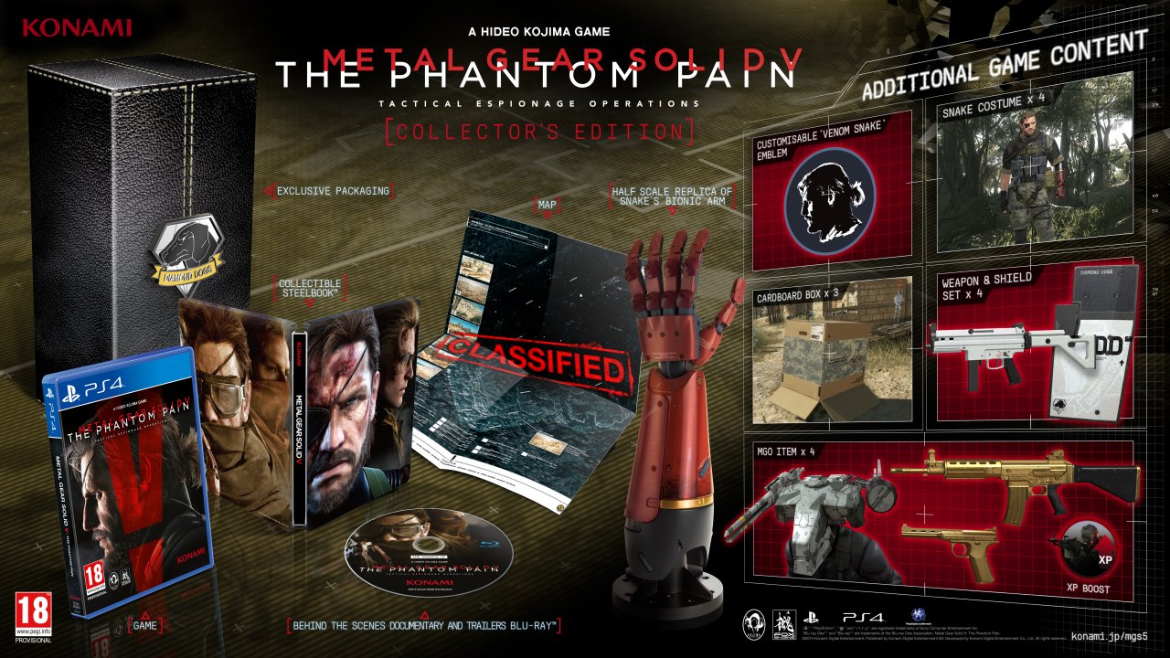 Metal Gear Solid 5 saapuu syyskuussa keräilijäversion kera