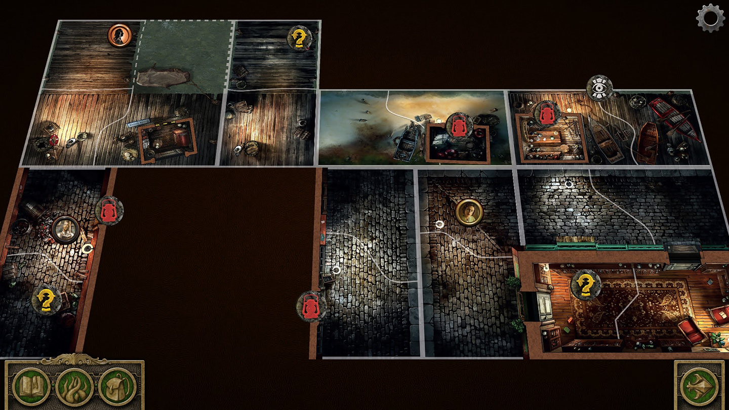 mansions of madness sovellus pelilauta