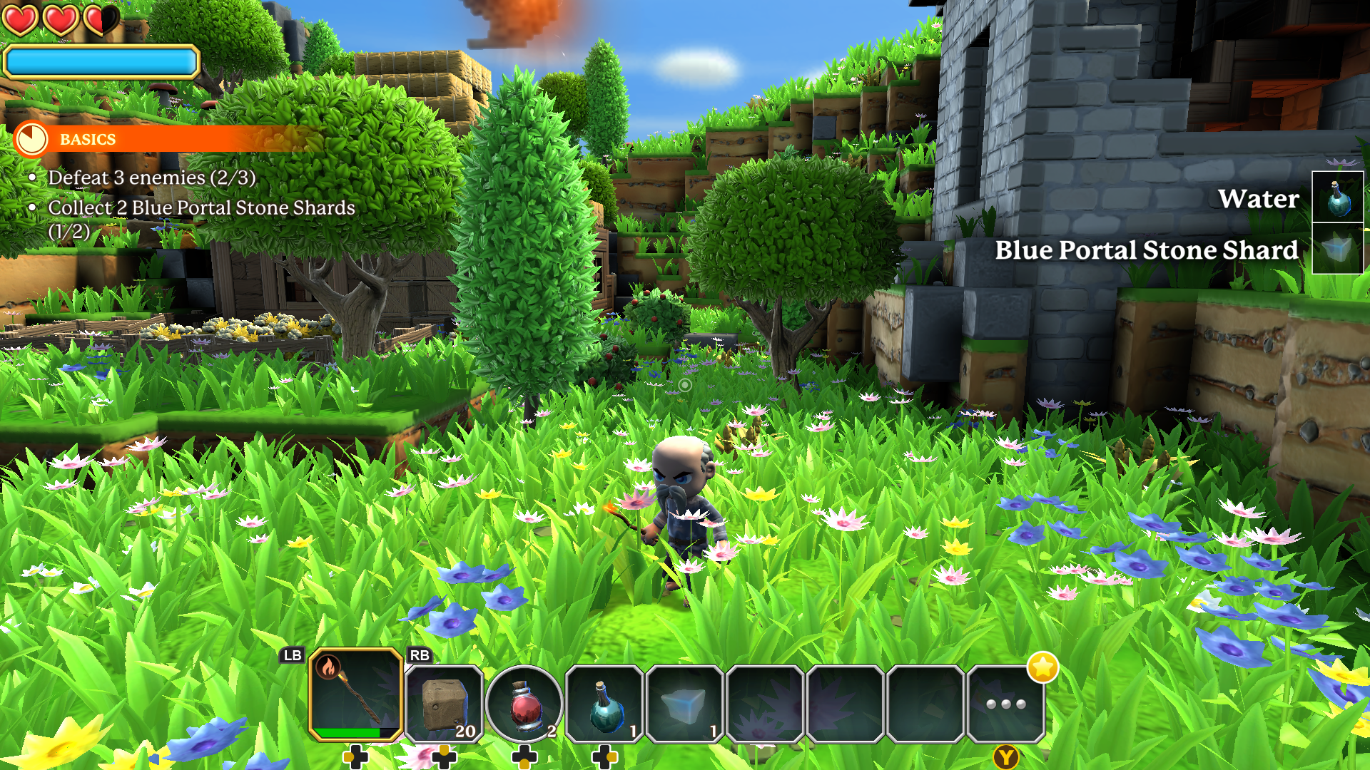 Portal Knights: Mies kuin veistos