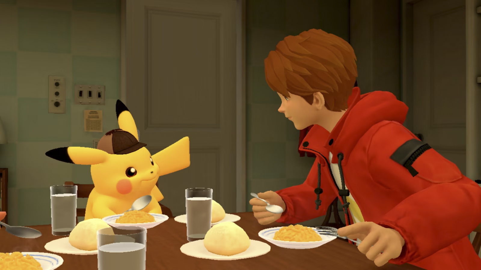 Detective Pikachu Returns: Pikachu ja Tim lounaalla