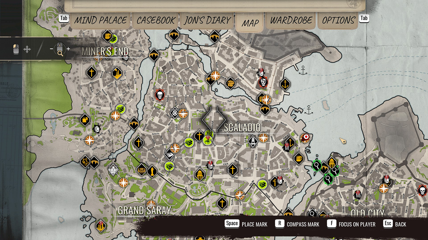 sherlock holmes chapter one kartta