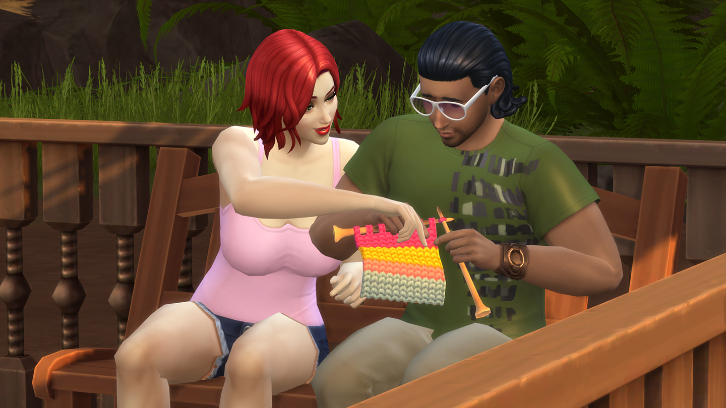 sims 4 näppärää neulontakamaa ei oppi ojaan kaada