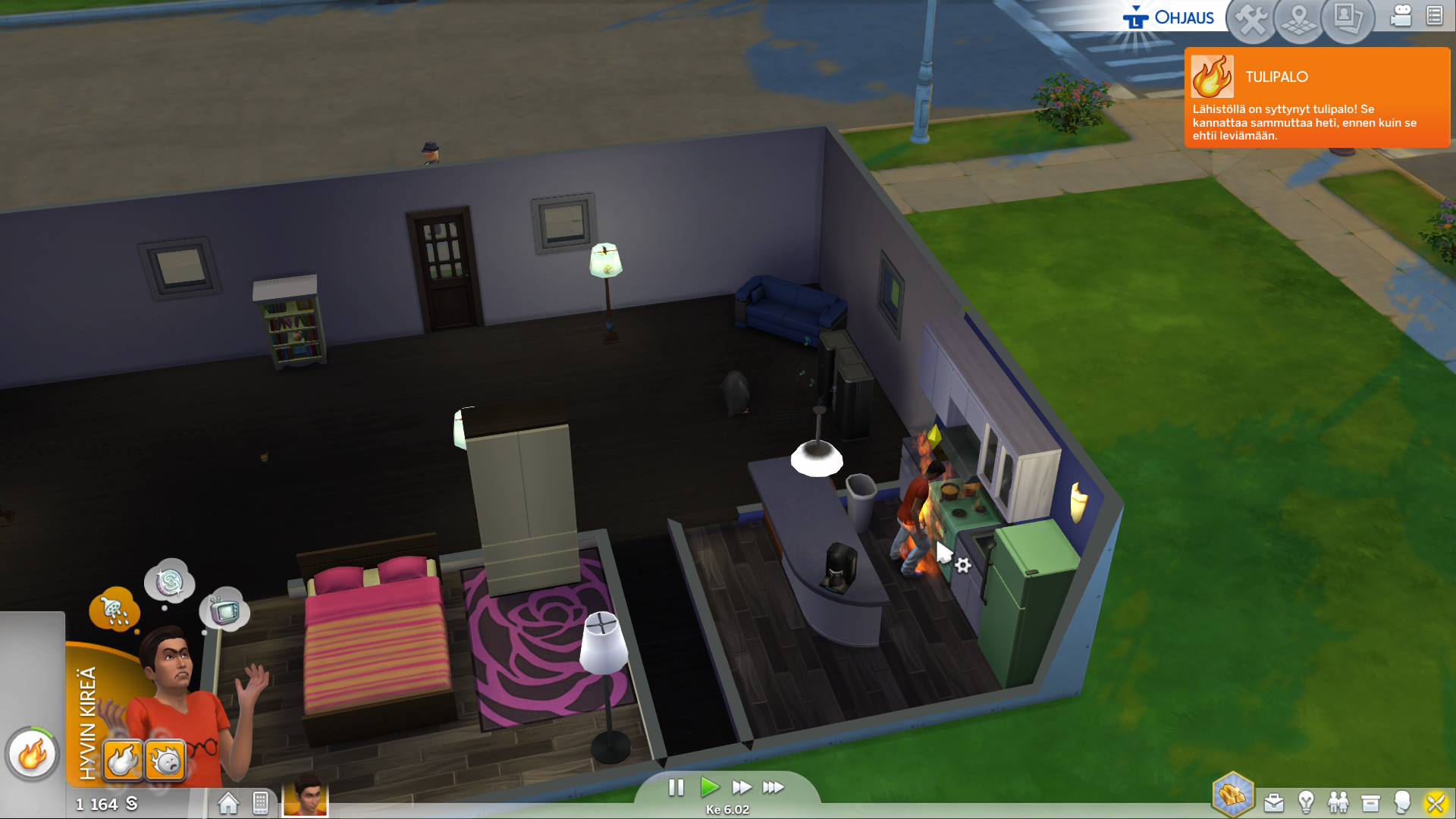 Sims 4: Tulipalo