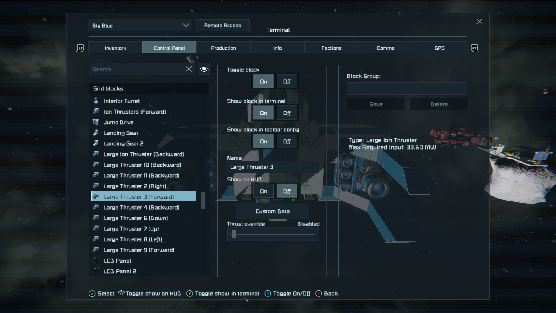 Space Engineers: Valikot