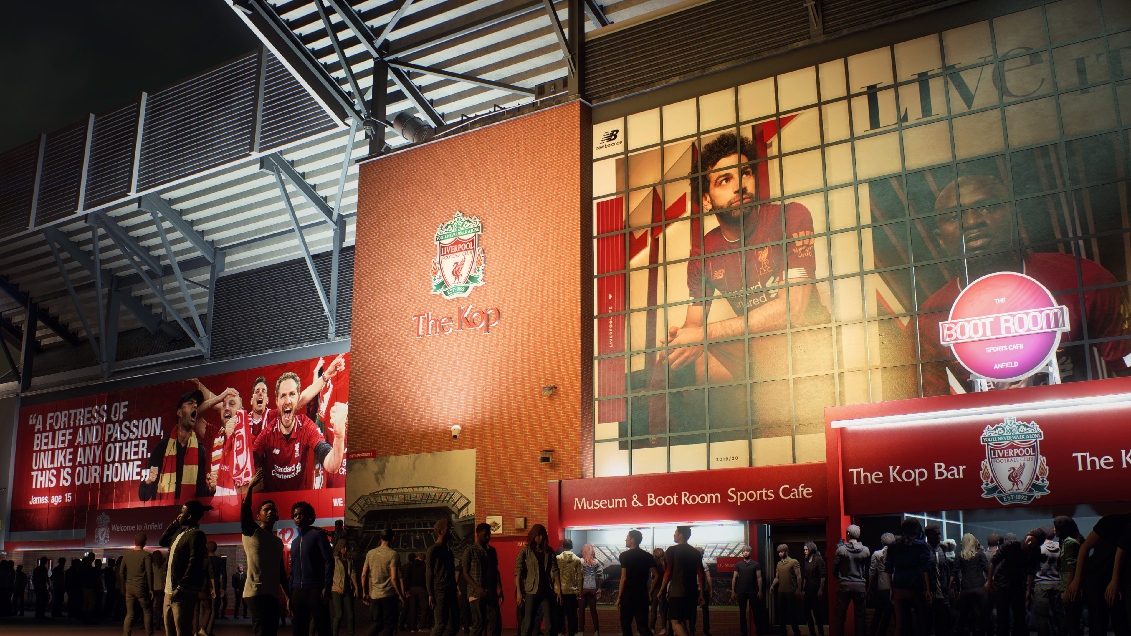 FIFA 21 Liverpoolin stadikka