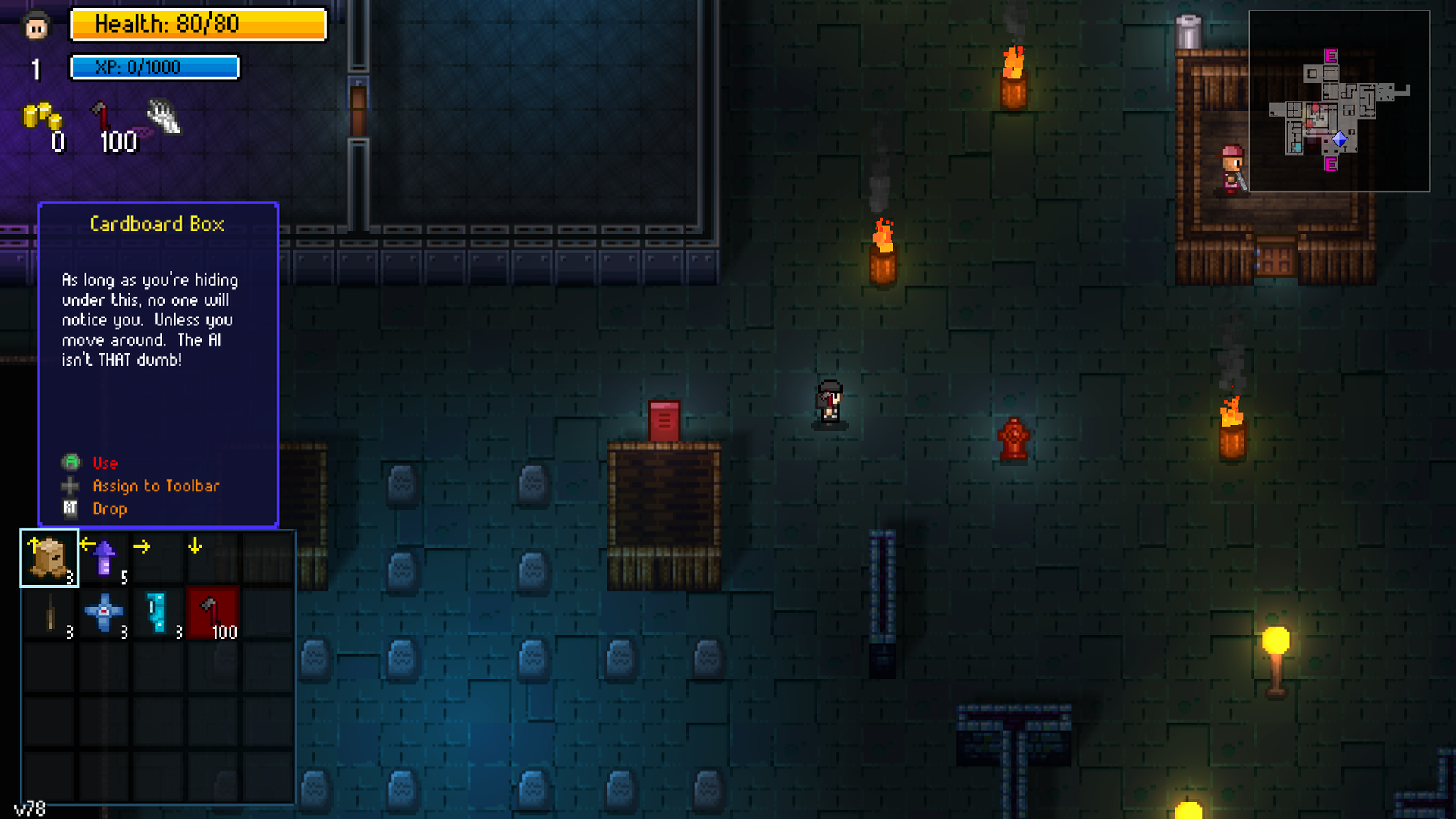 Streets of Rogue: Laatikko