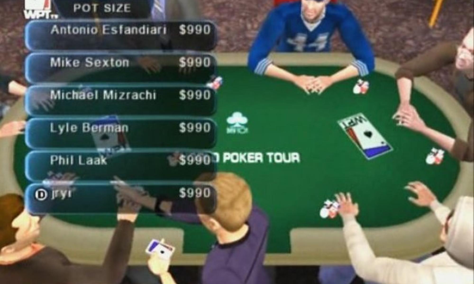 World Poker Tour PS2
