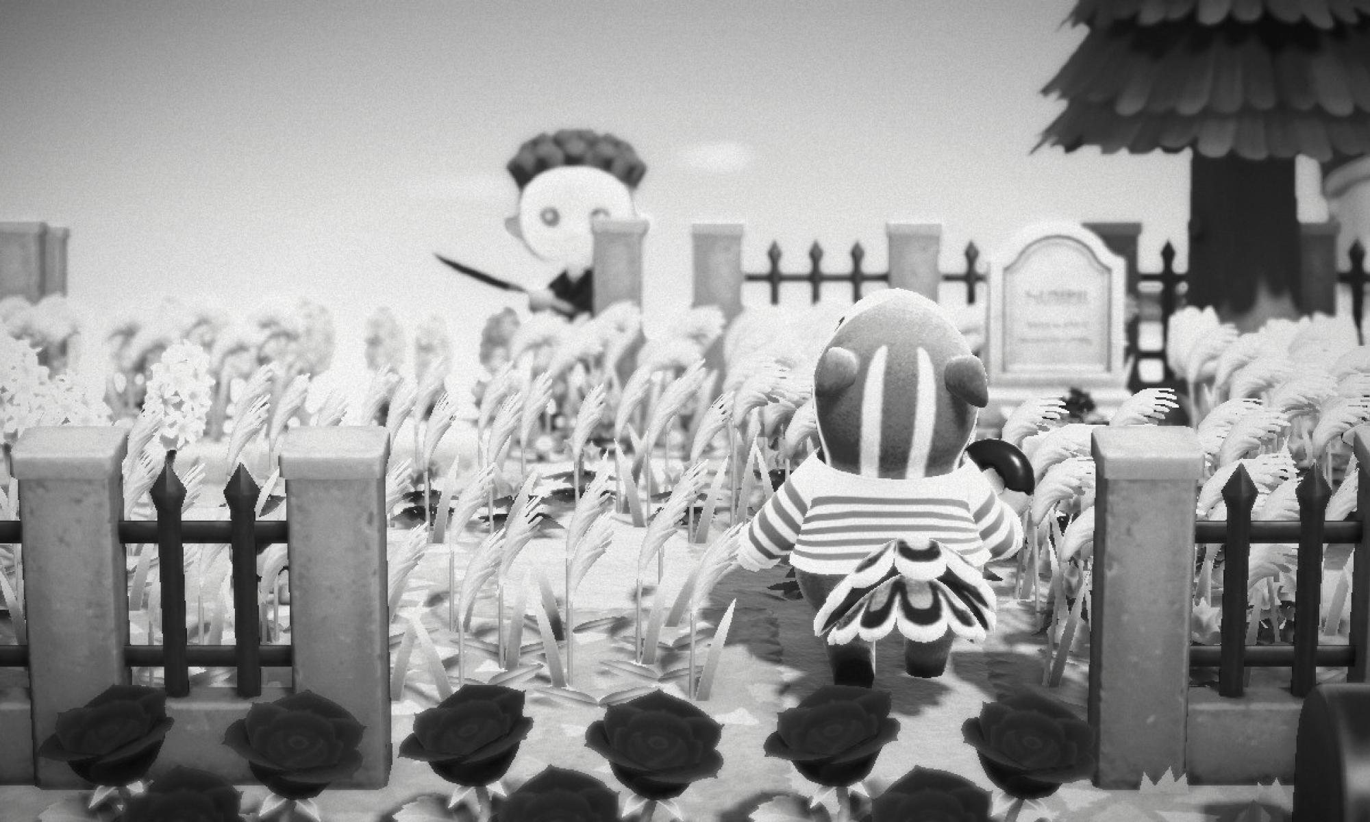 Animal Crossing: New Horizons halloween Antonio ja kohtaaminen hautausmaalla