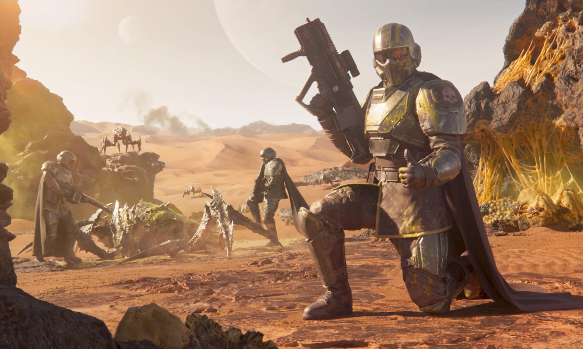helldivers 2, peli, playstation, ps5, peliuutinen