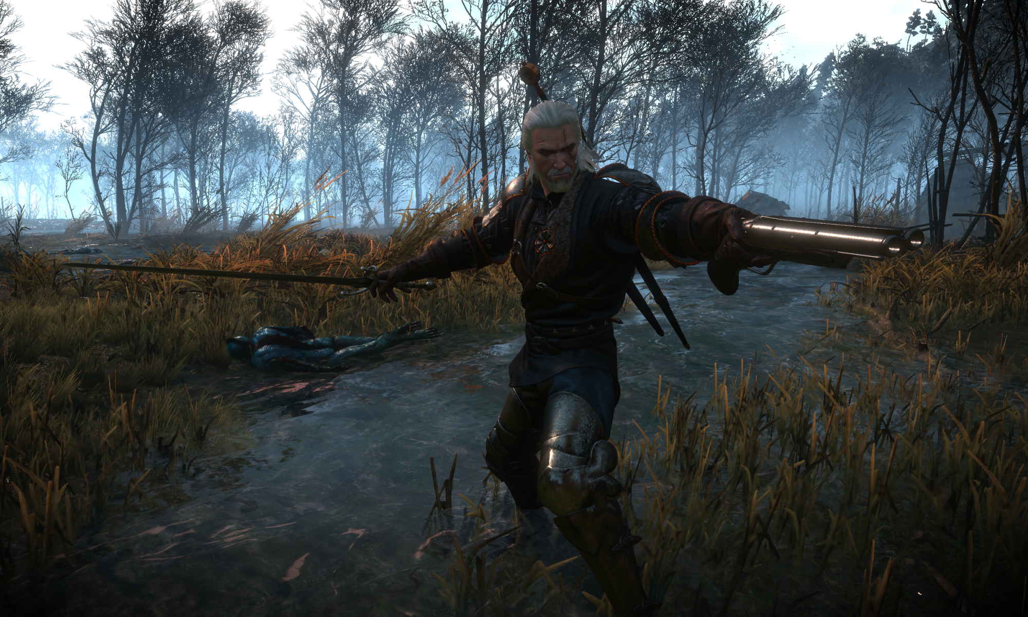 The Witcher 3 Firearms modi