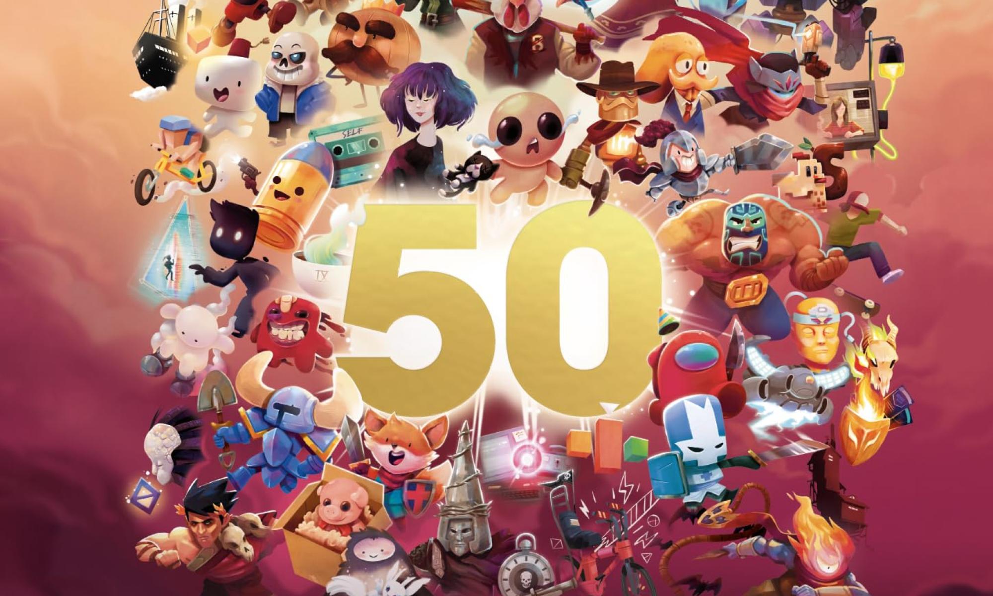 50 Indie Games that Changed the World -kirjan kansi