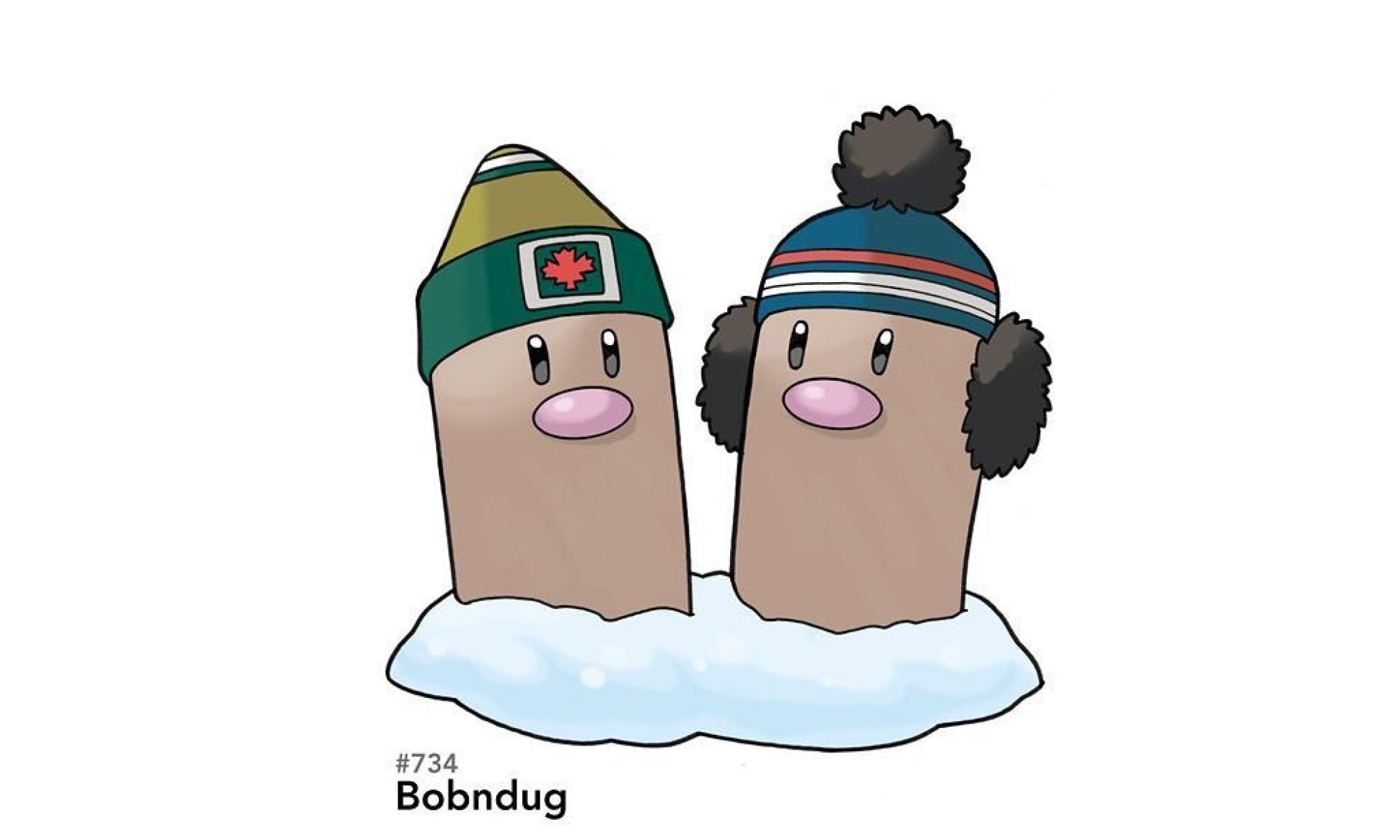 Bobndug kanadalaiset epäviralliset pokemonit