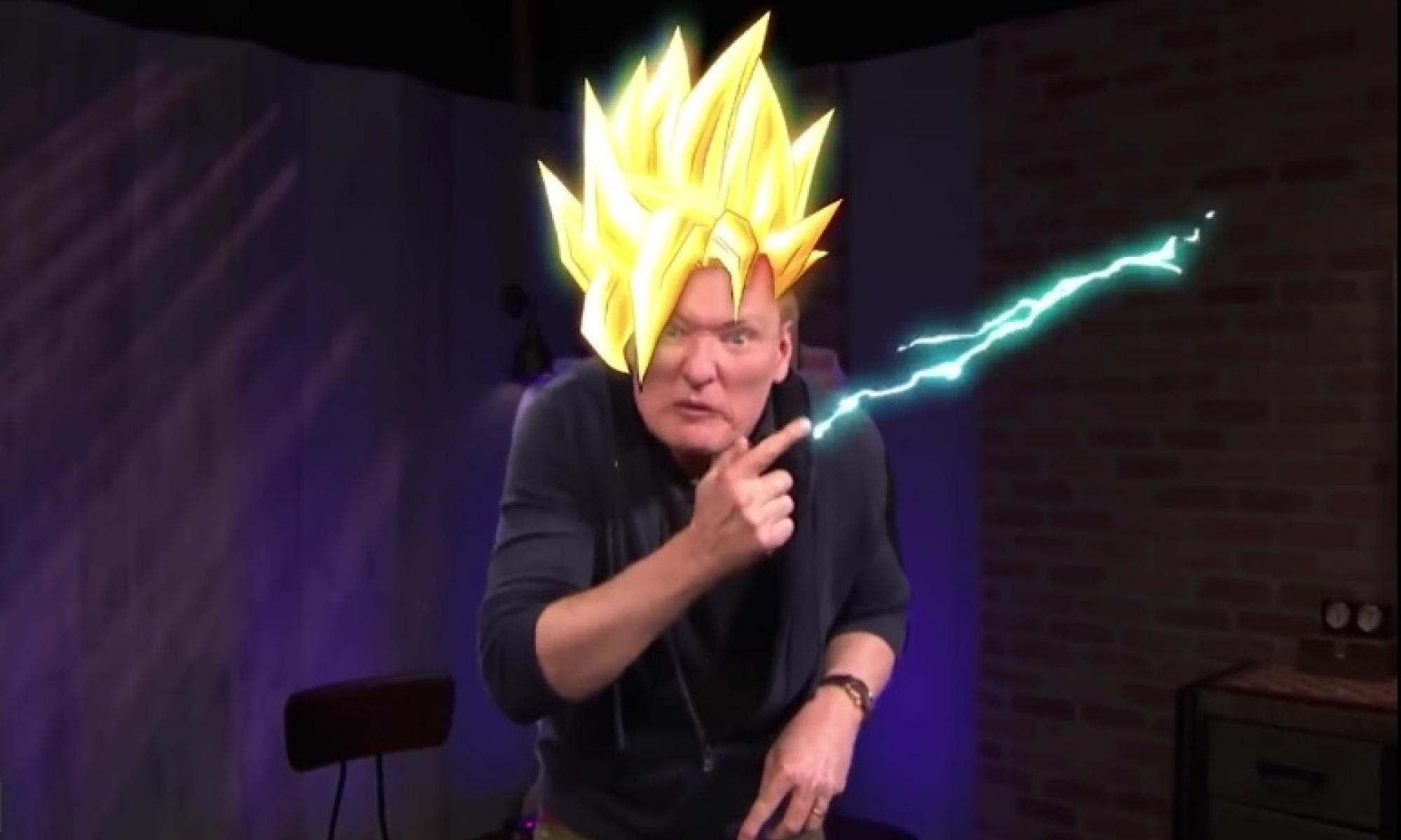 Clueless Gamer Conan O'Brien Dragon Ball Legends kuvatus