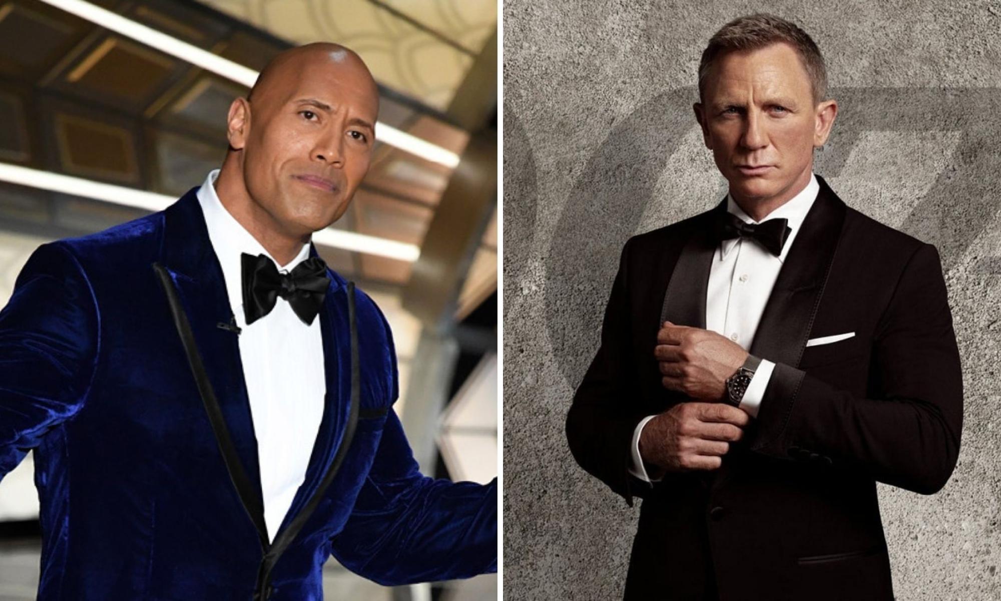 Dwayne Johnson Daniel Craig 007