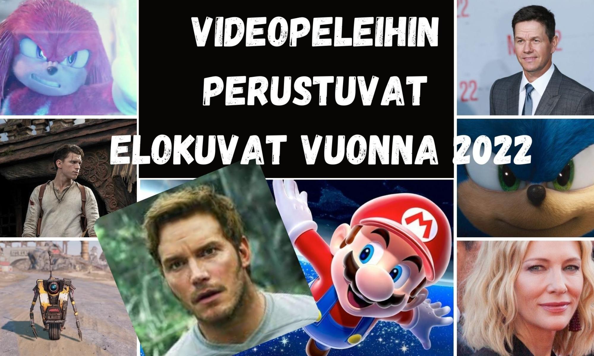 Elokuvat videopeleistä vuonna 2022 nostokuva