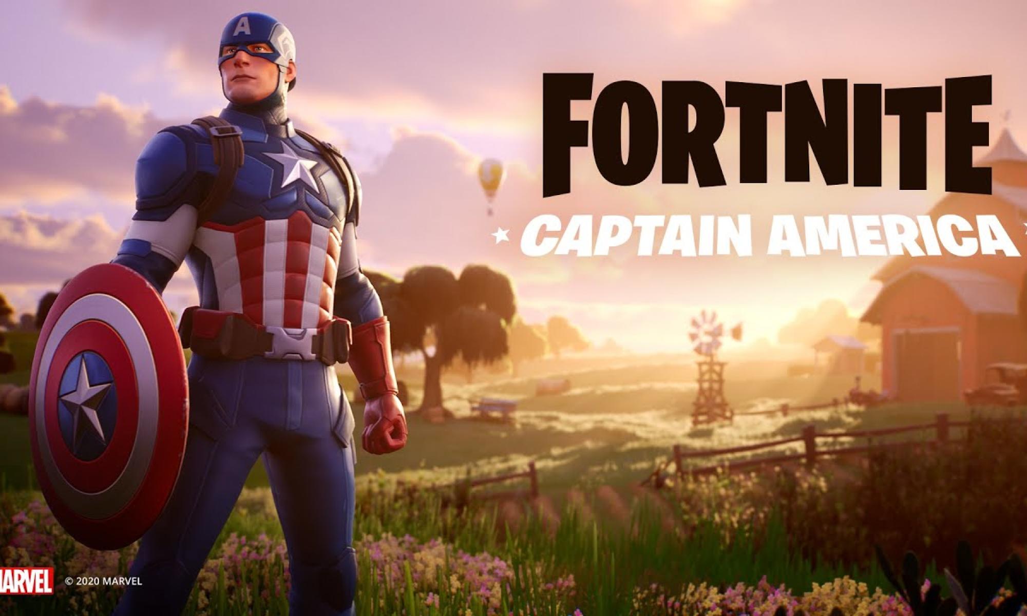 Fortnite Captain America Kapteeni Amerikka