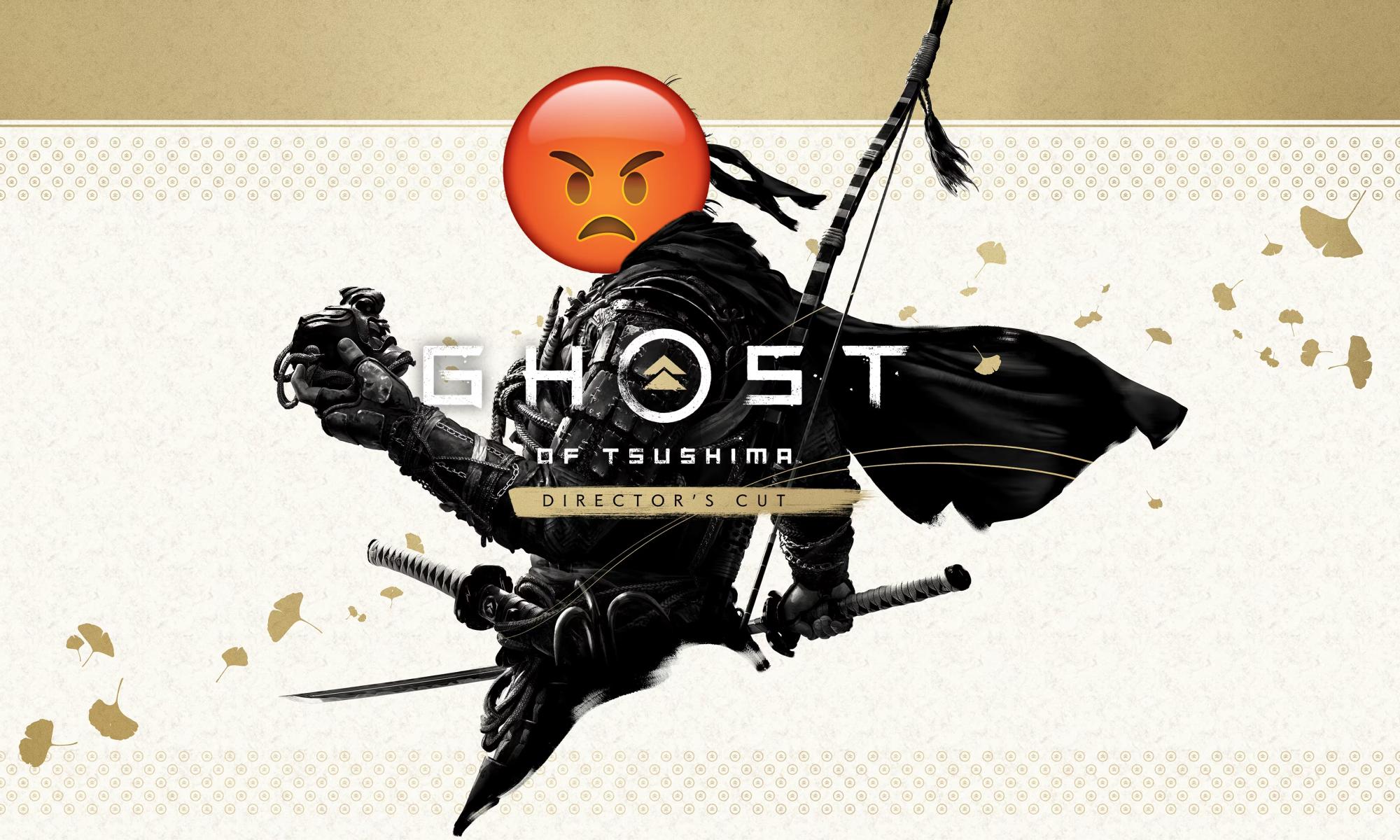 Ghost of Tsushima ja vihainen naama