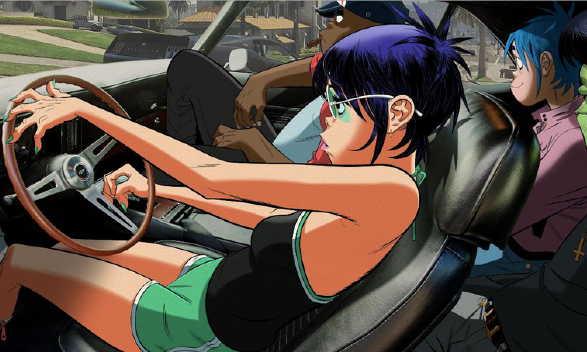 Gorillaz Beck The valley of the pagans musiikkivideo