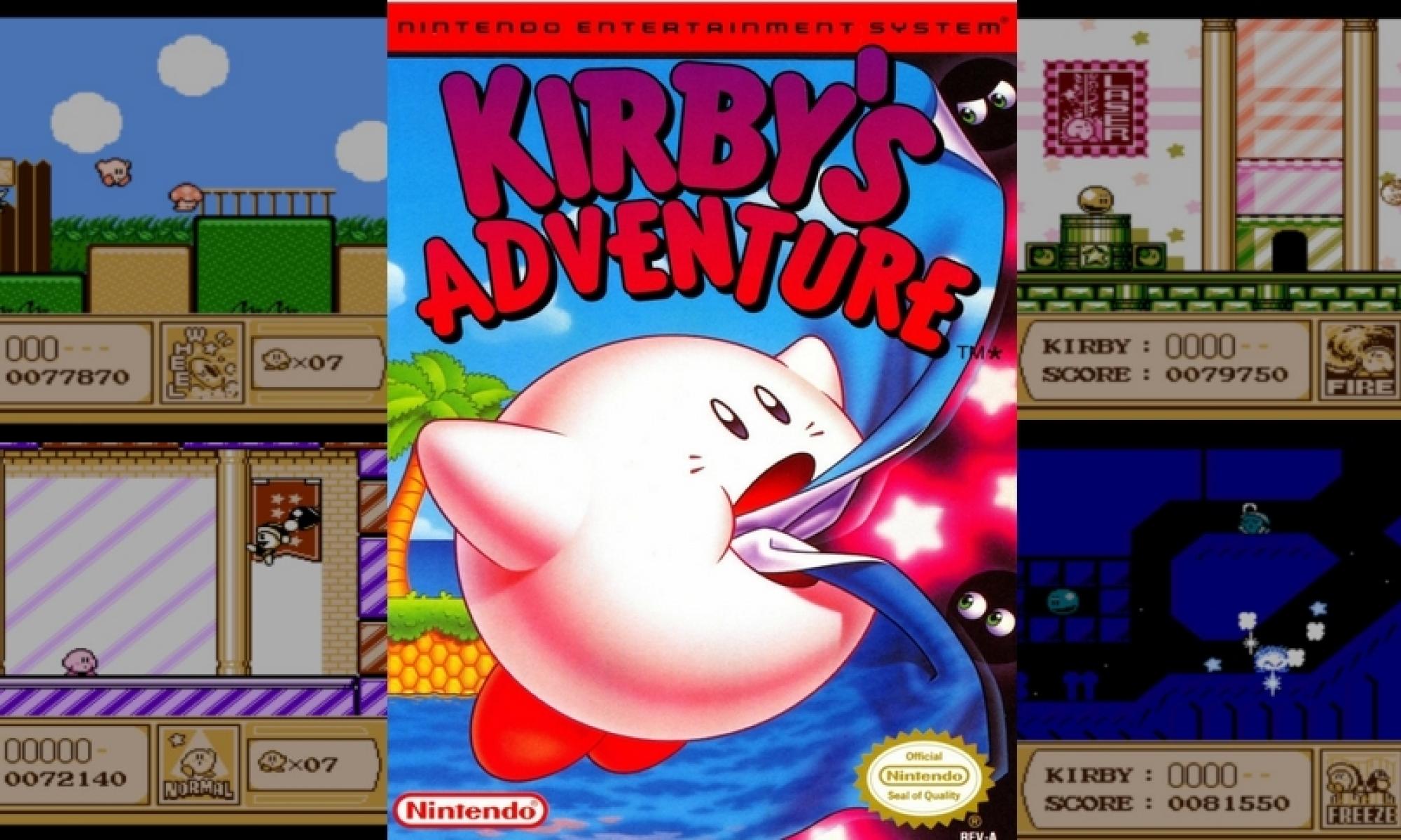 Kirby's Adventure NES Retromuistelo kansikuva