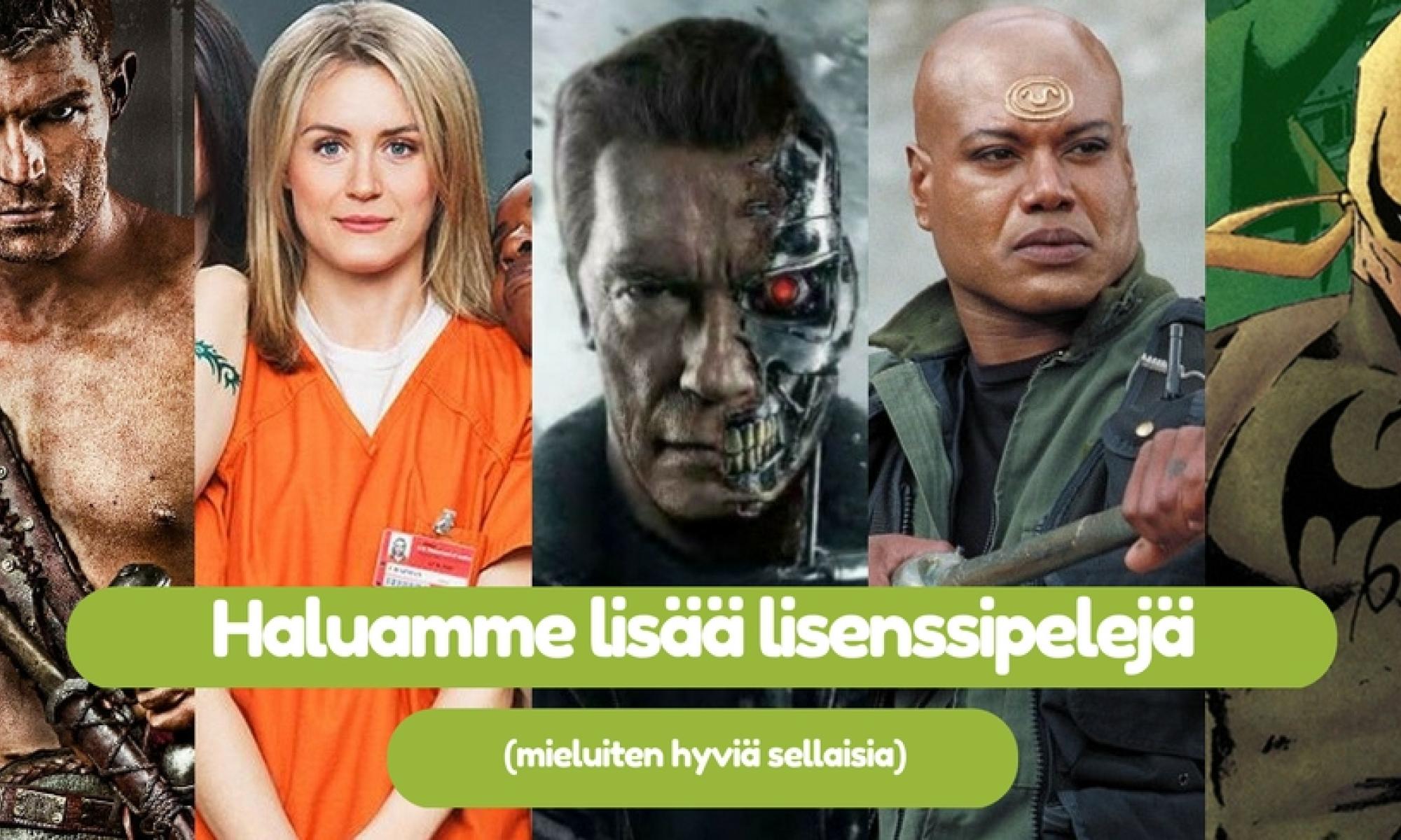 Haluamme lisää lisenssipelejä