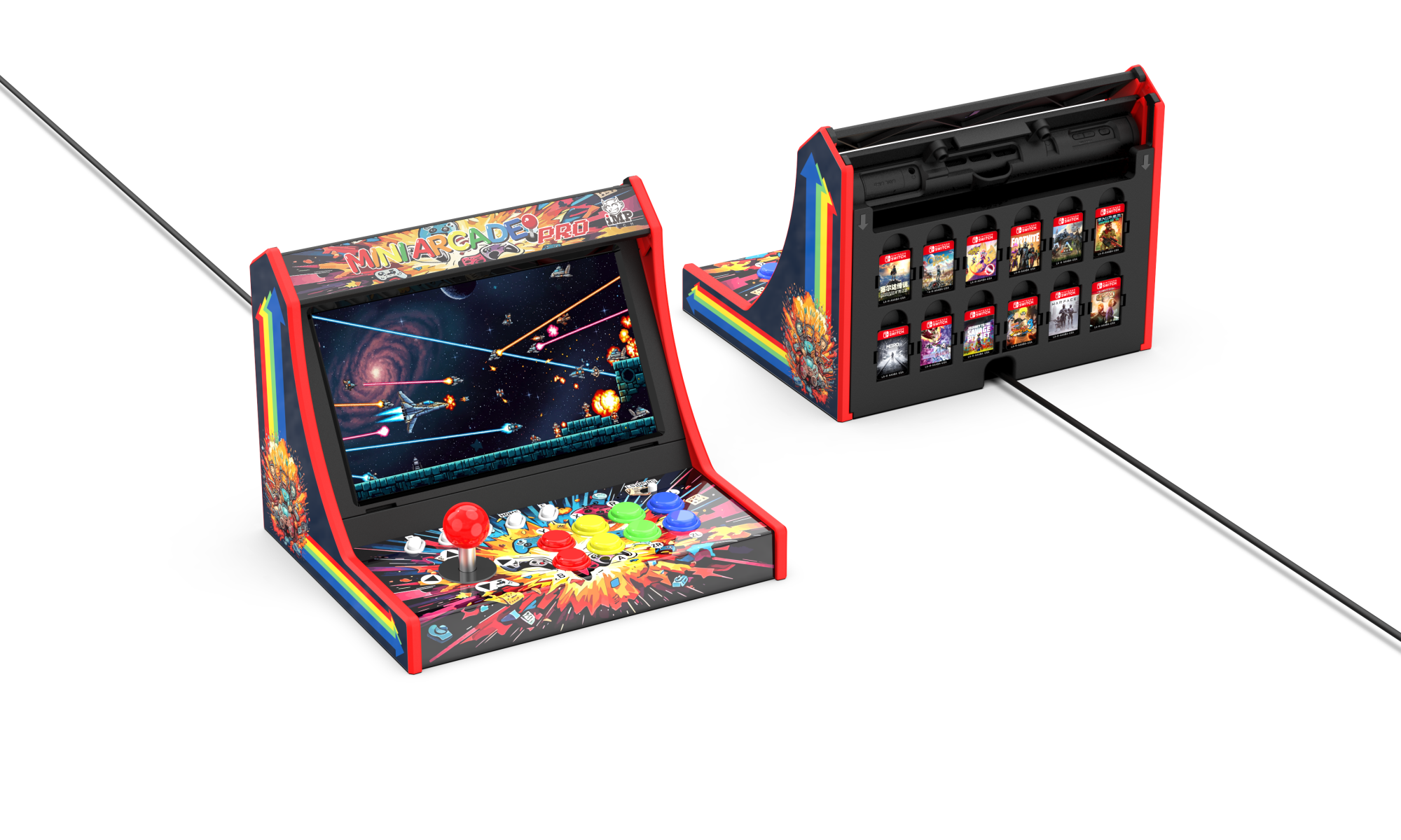 MINI ARCADE press kitin materiaalia