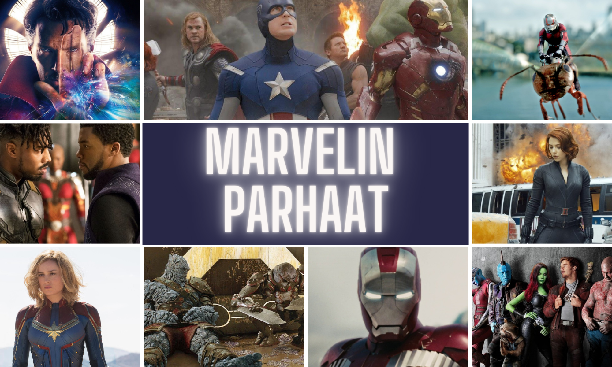 Marvelin parhaat MCU nostokuva toimitus valitsee