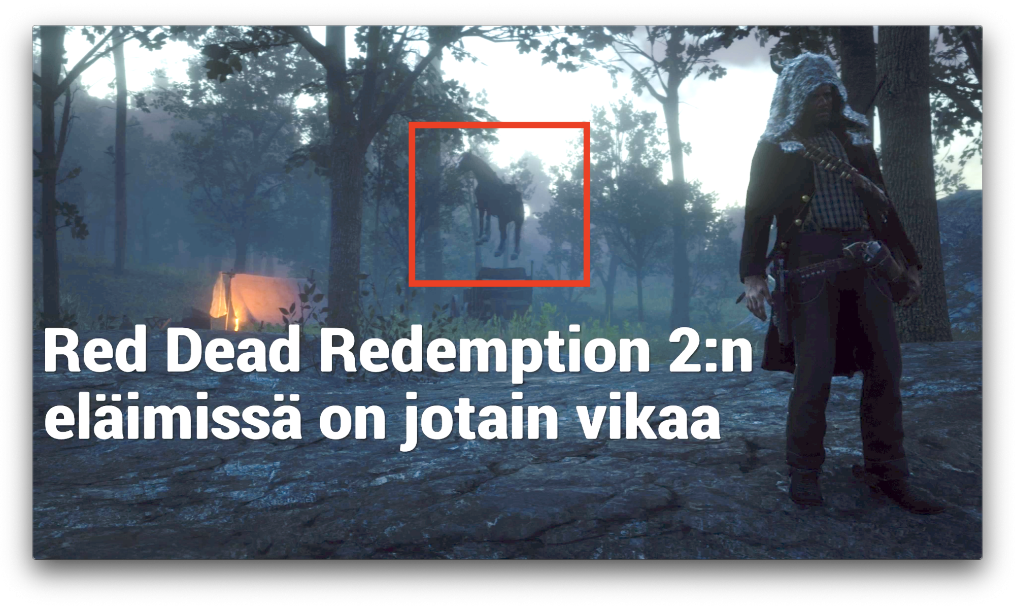 Red Dead Redemption 2 eläimissä on jotain vikaa