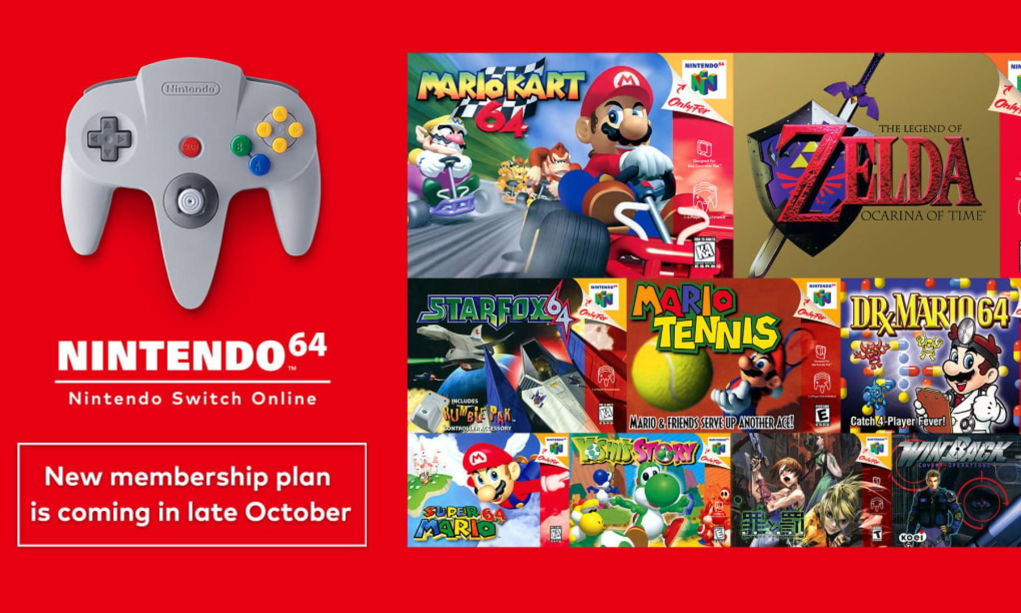 Nintendo Switch Online Expansion Nintendo 64