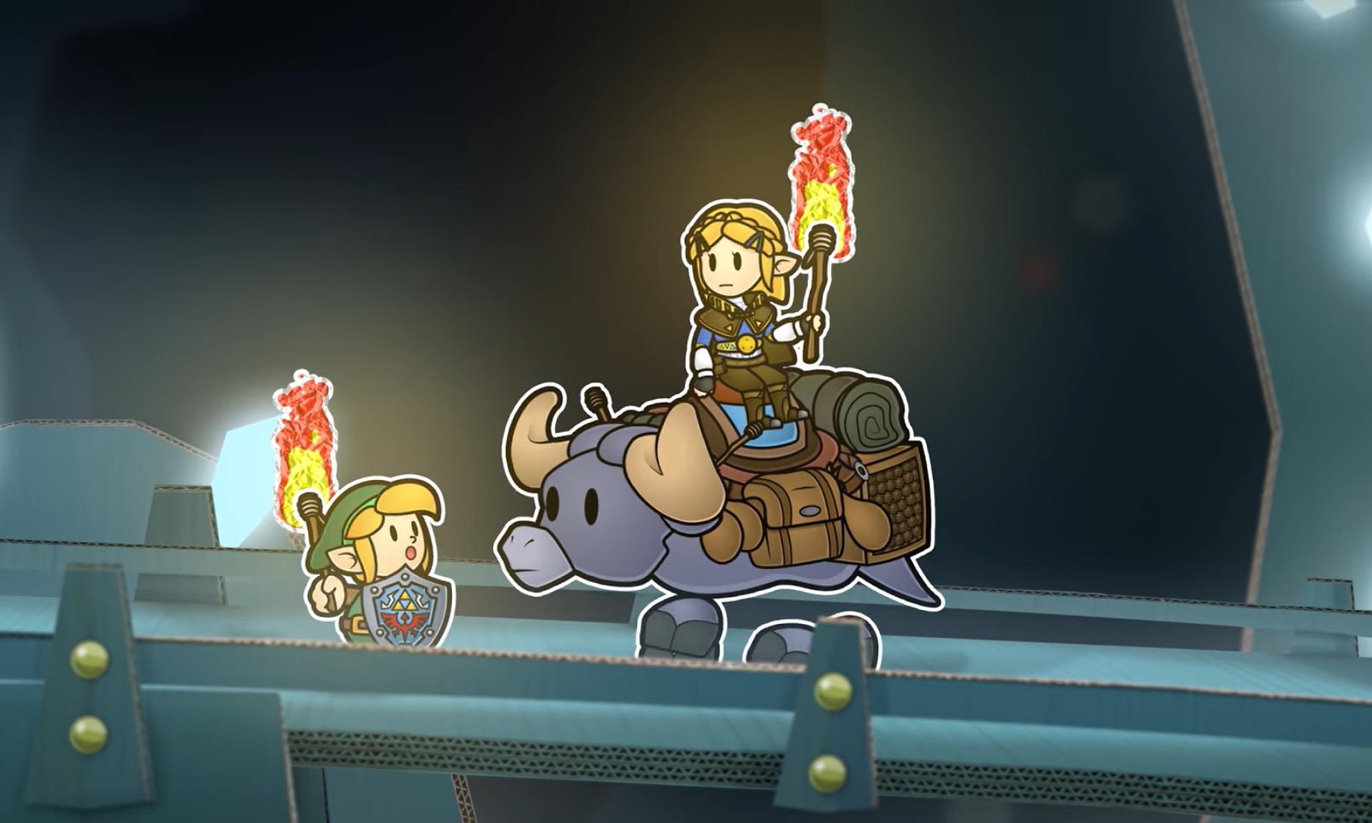 Paper Zelda fanivideo Paper Mario