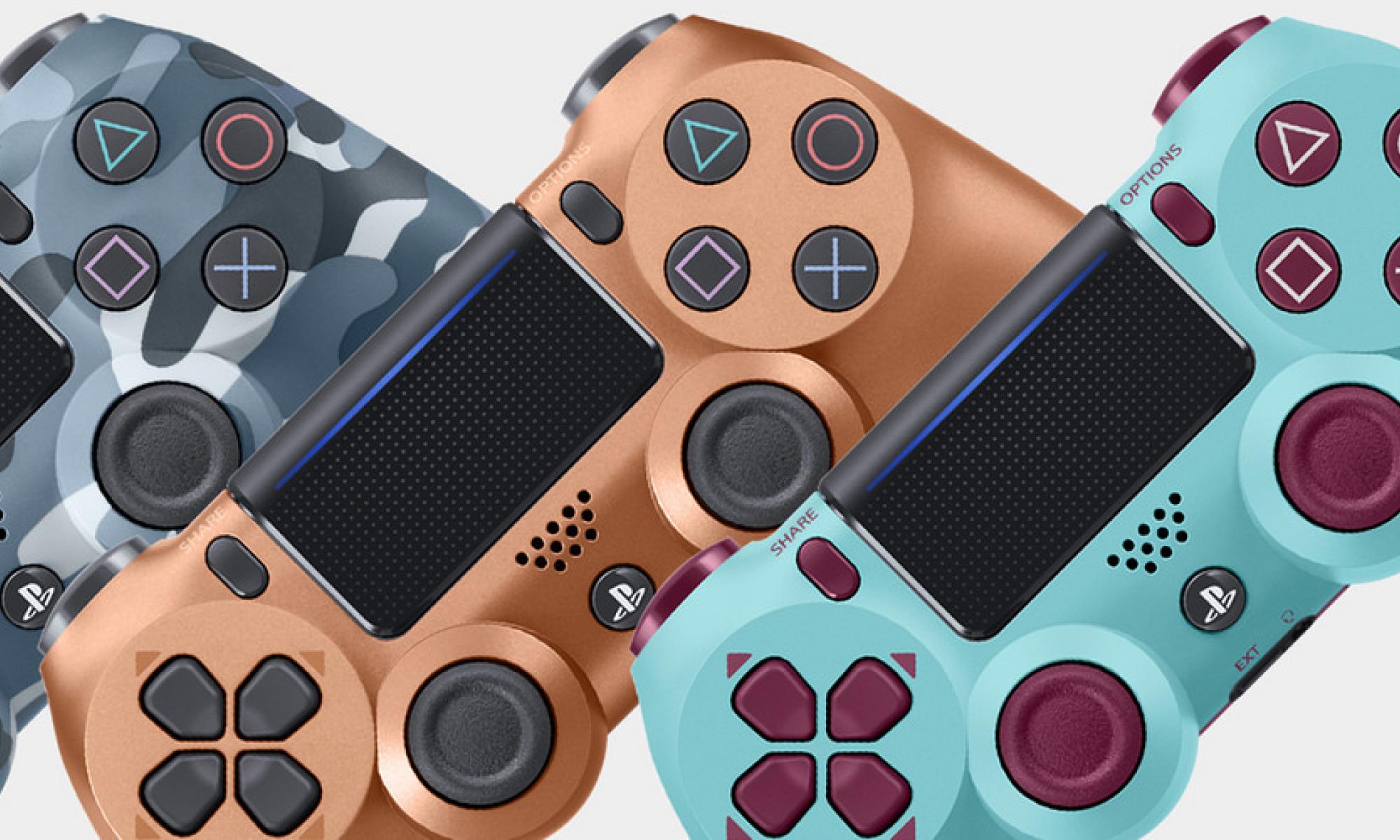 PlayStation 4 Dualshock 4 uudet värit