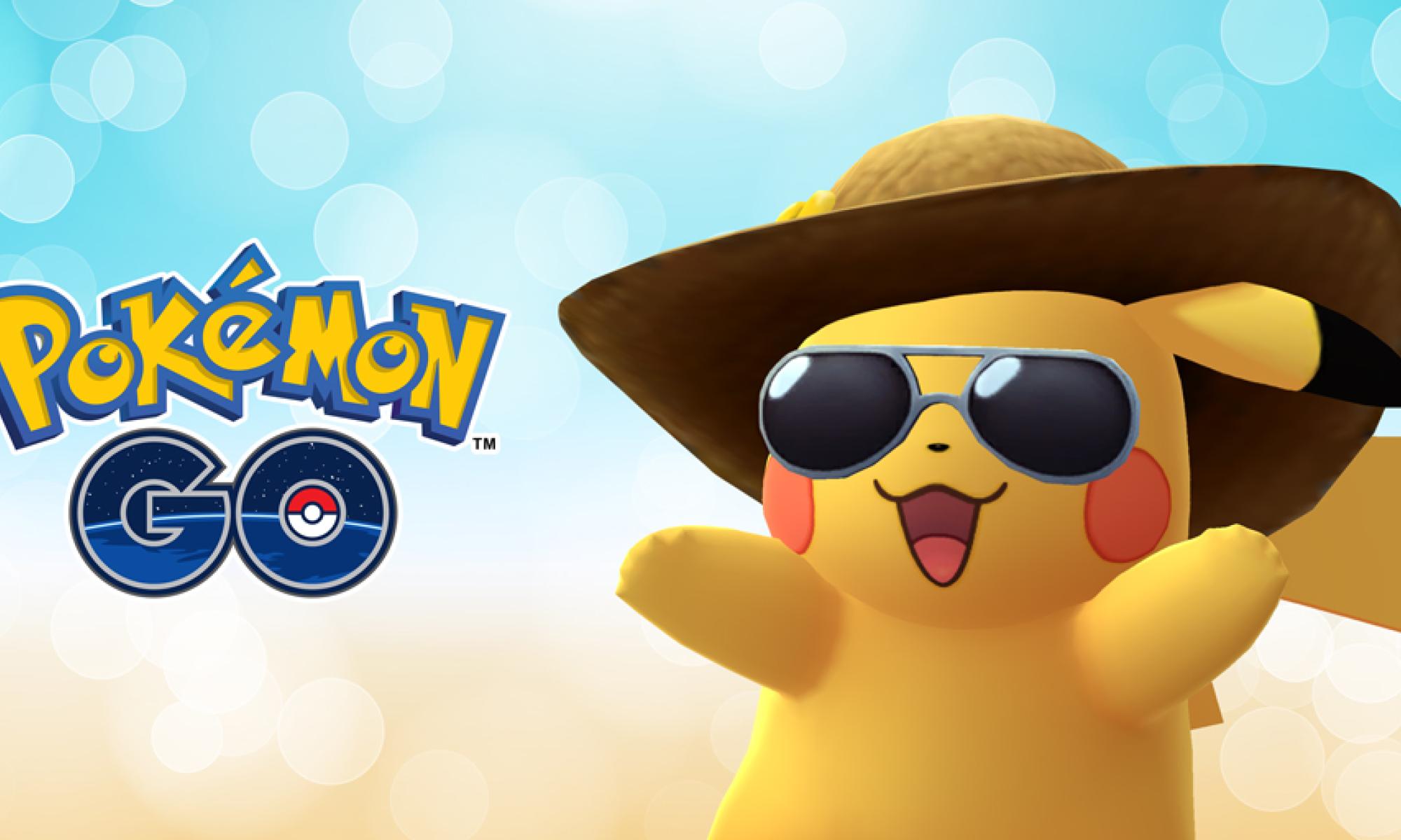 Pokémon Go 2 vuotta Pikachu aurinkolaseissa