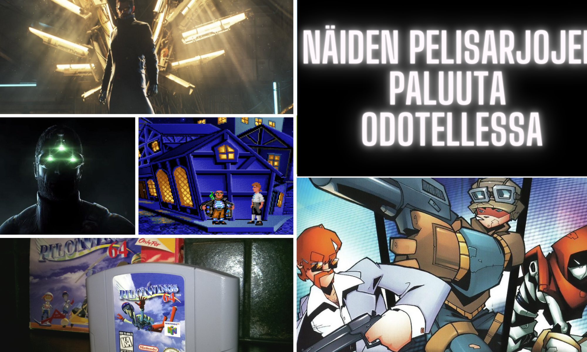 Näiden kuuden pelisarjan paluuta odottelemme nostokuva