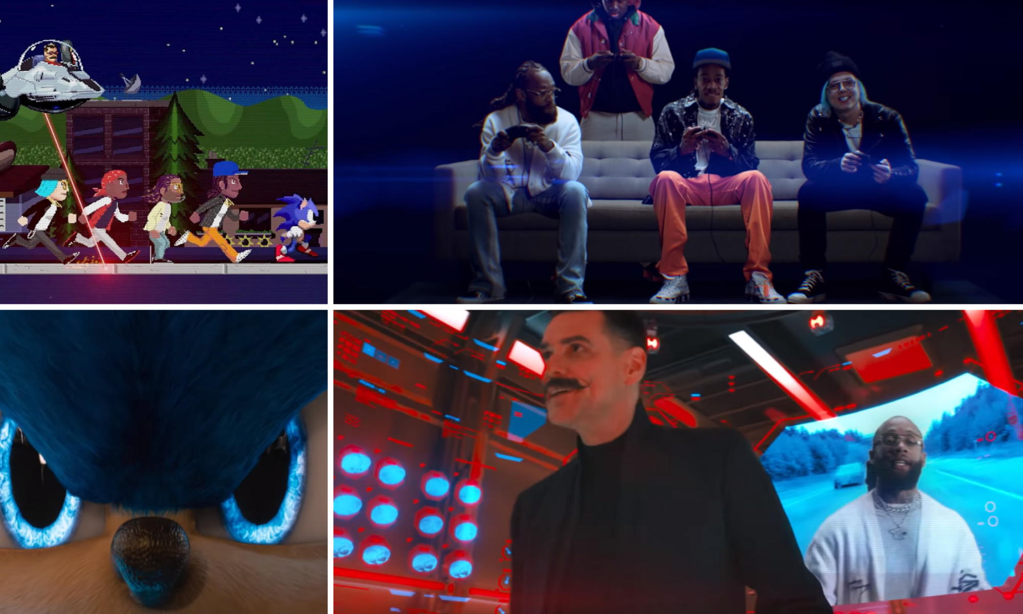 Sonic the Movie tunnuskappale Wiz Khalifa ja kumppanit