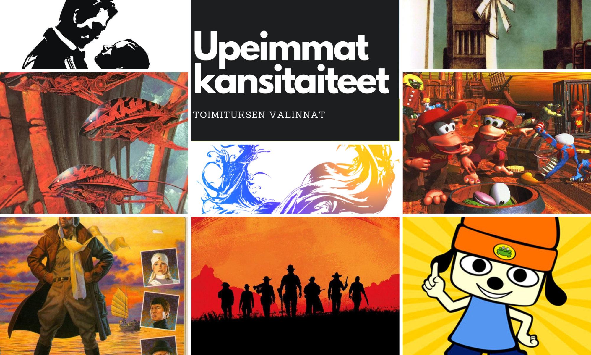 Parhaat ja ikumuistettavimmat pelien kansitaiteet toimituksen valinnat