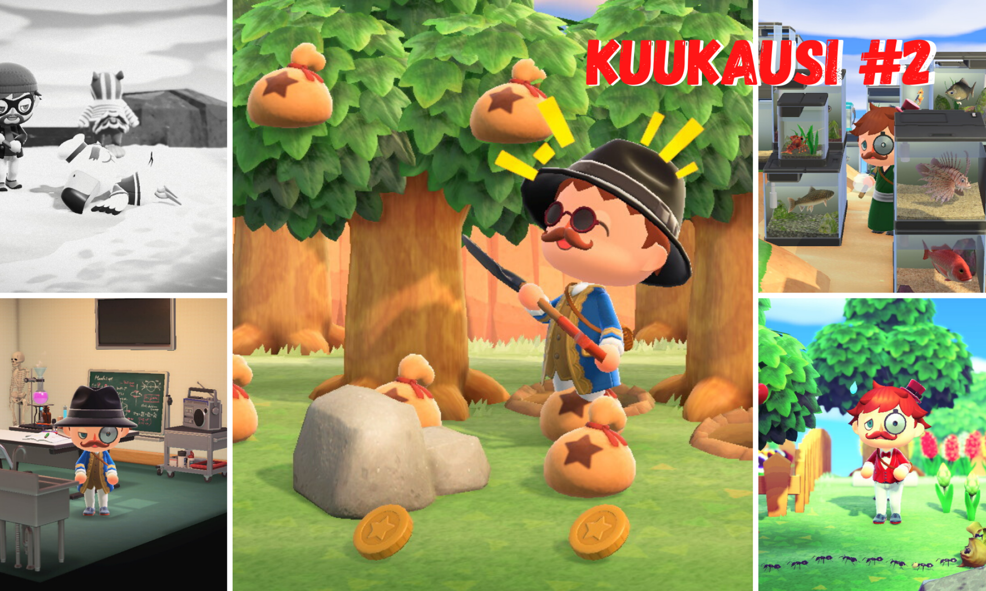 Animal Crossing: New Horizons toinen kuukausi Midgar-saarella