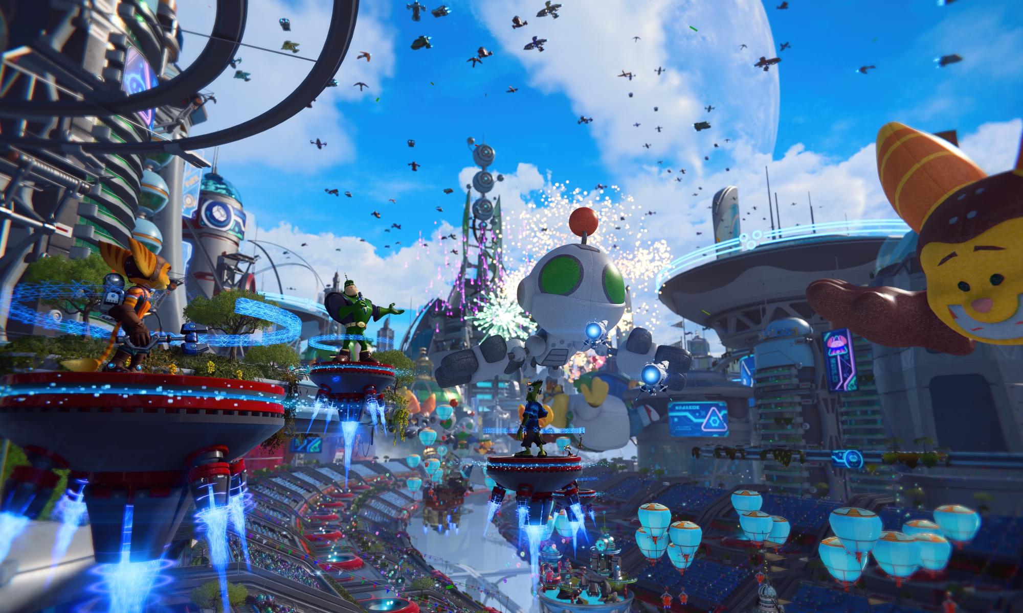 Ratchet Clank Rift Apart Ilonpitoa Megapoliksessa.jpg