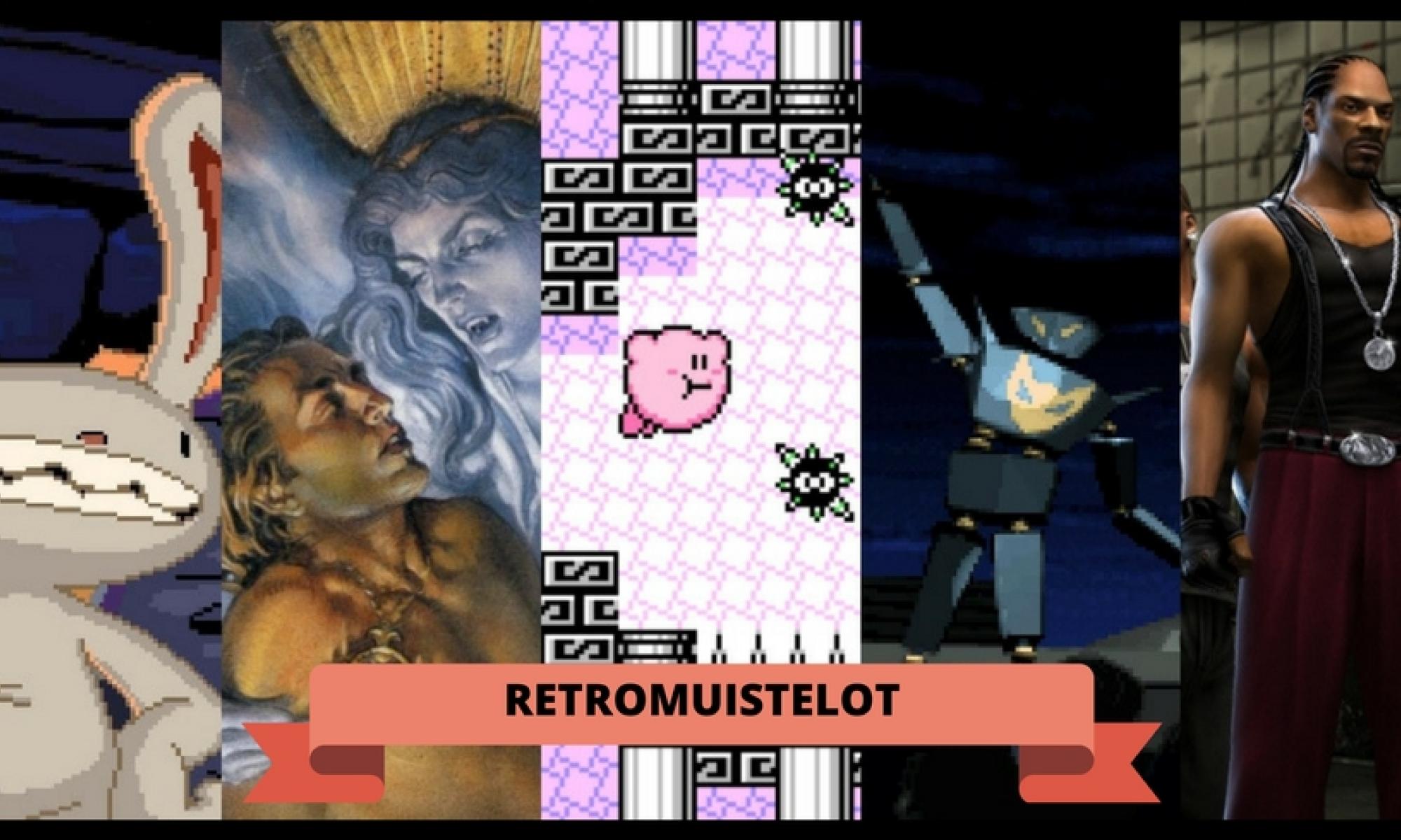 Retromuistelo banneri retromuistelot gabriel knight def jam kirby