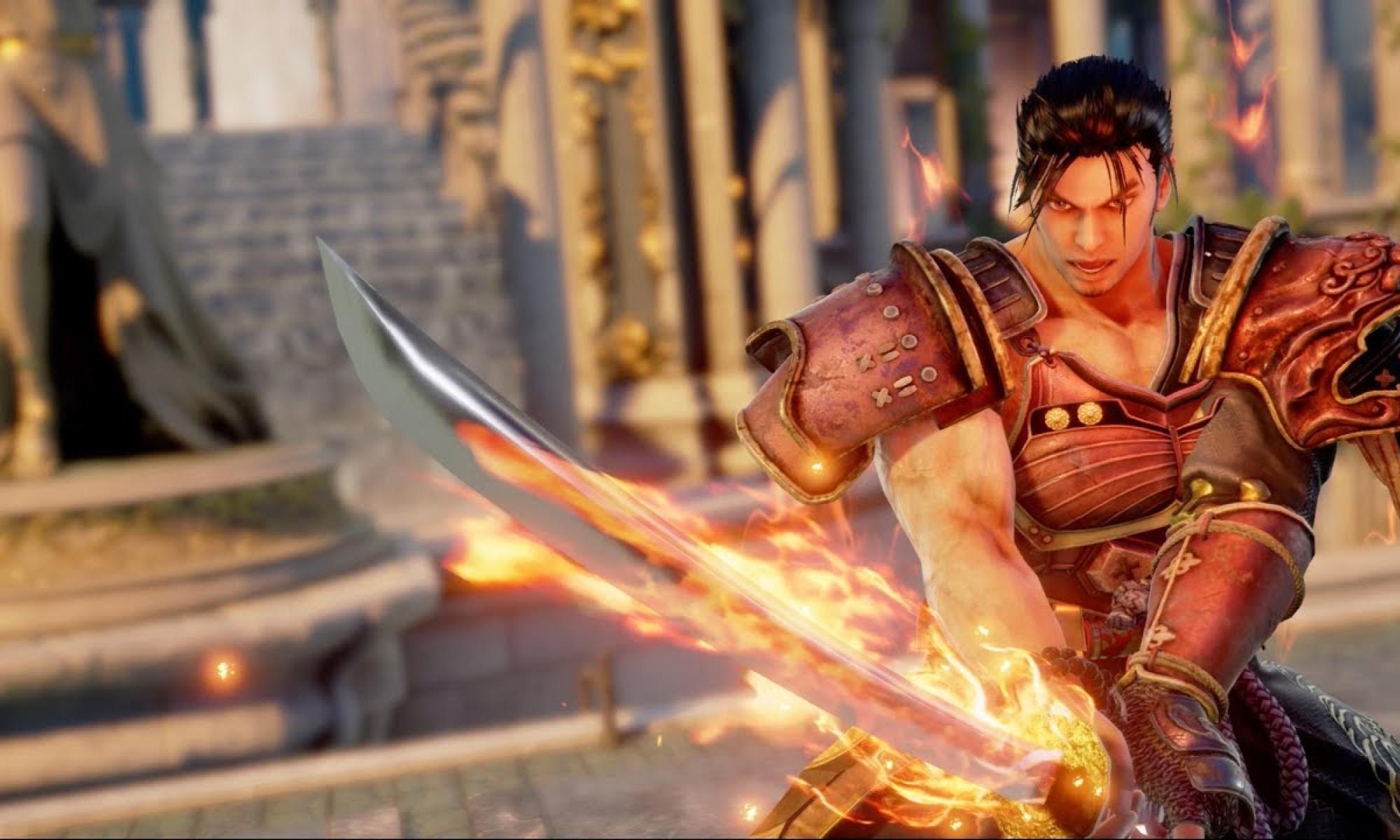 Soul Calibur VI miekka ja tulessa