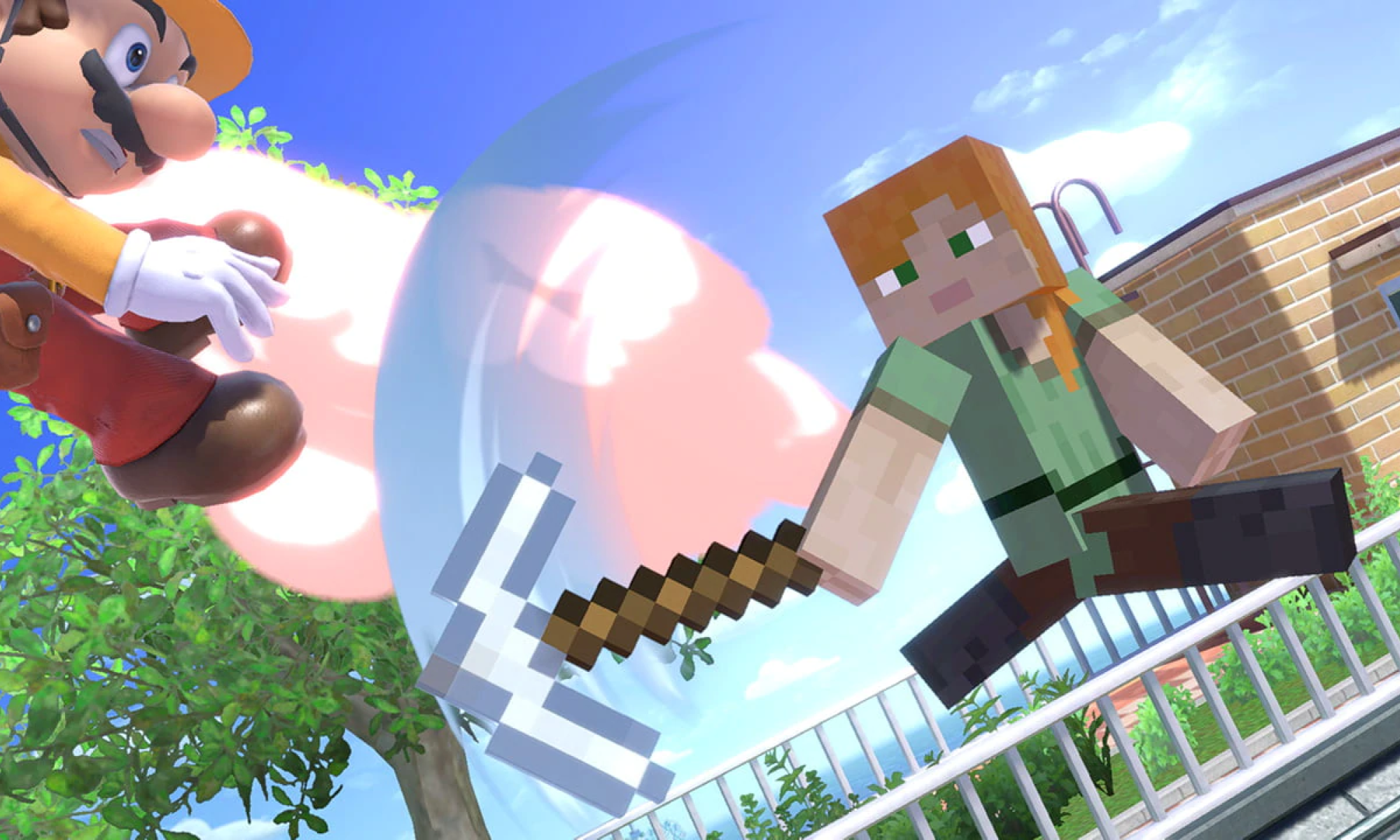 Super Smash Bros. Ultimate Minecraft-hahmot